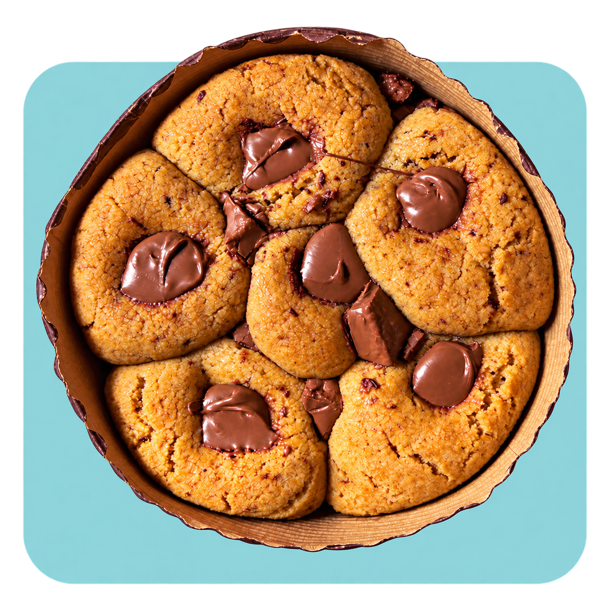 Triple Chocolate Cookie Tin